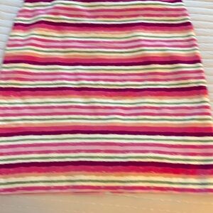 Talbots, linen, multi stripe A line skirt. Goes with many colors! 22 1/2 inches